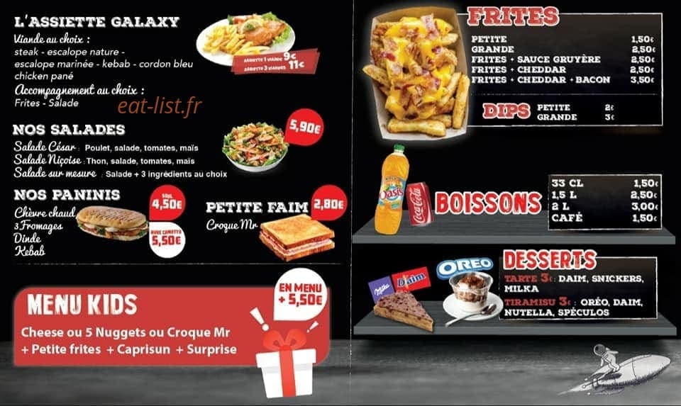 Galaxy Tacos — carte page 4