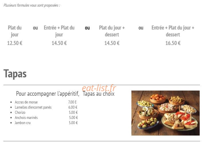 La Cave — carte page 2