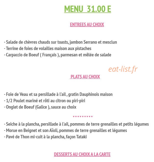 La Cave — carte page 3