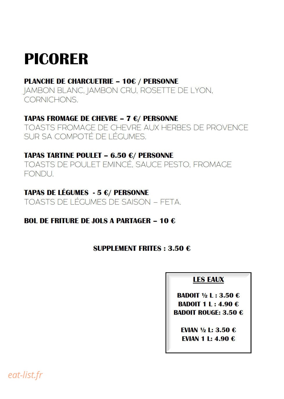 La comédie — carte page 2