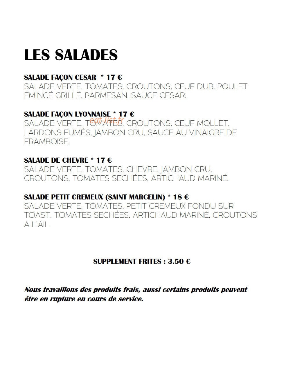 La comédie — carte page 4