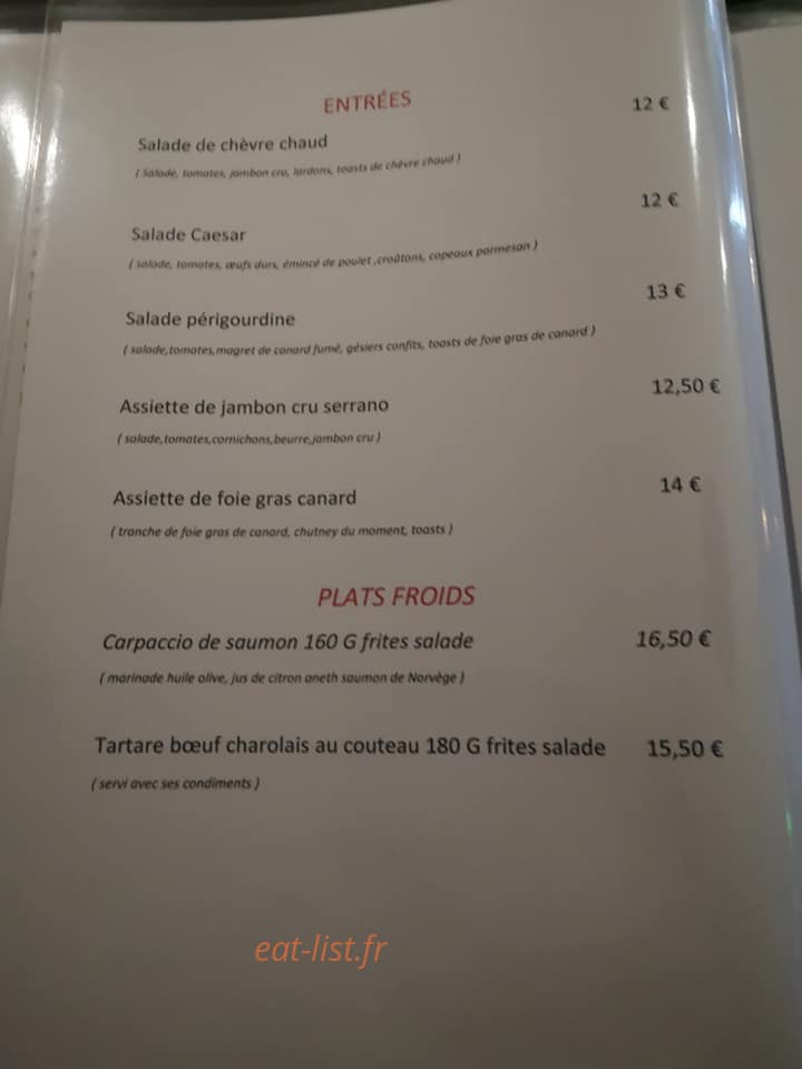 La fine bouche — carte page 5