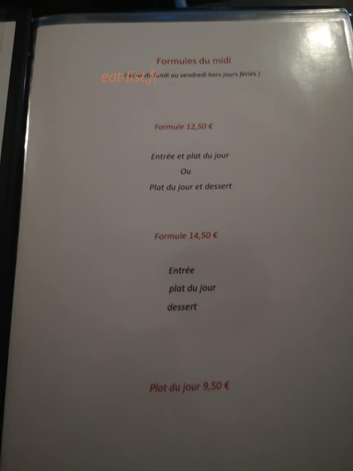 La fine bouche — carte page 2