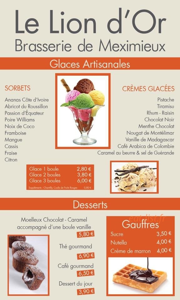 Le Lion D'or — carte page 4