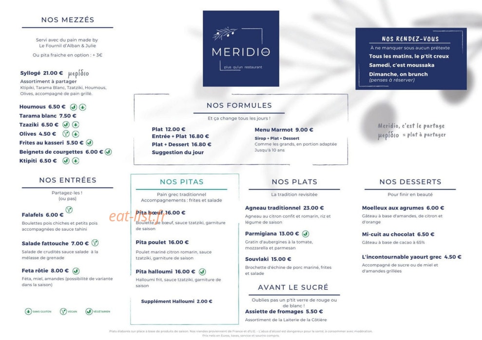 Meridio — carte page 1