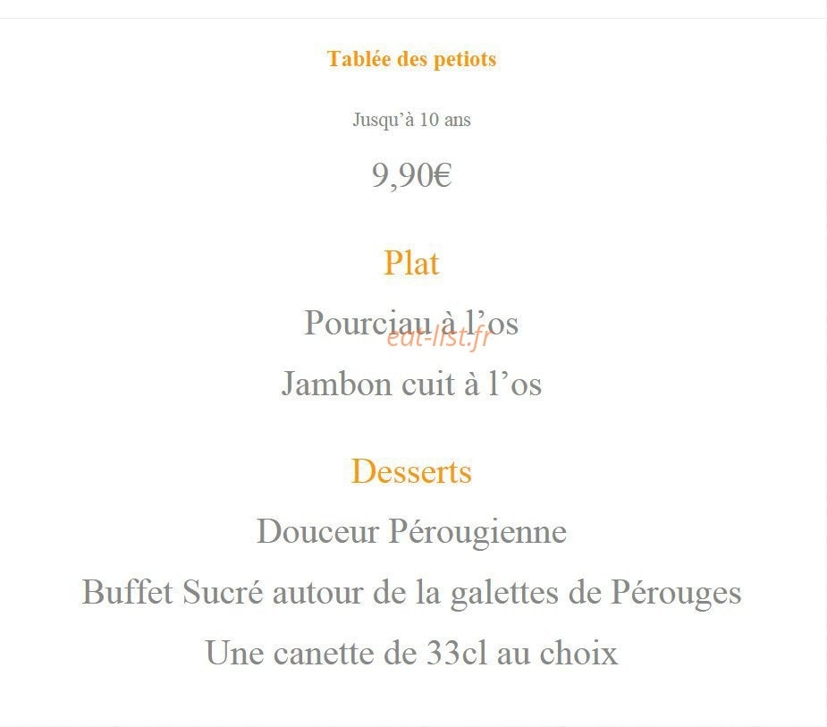 Le Relais De La Tour — carte page 7