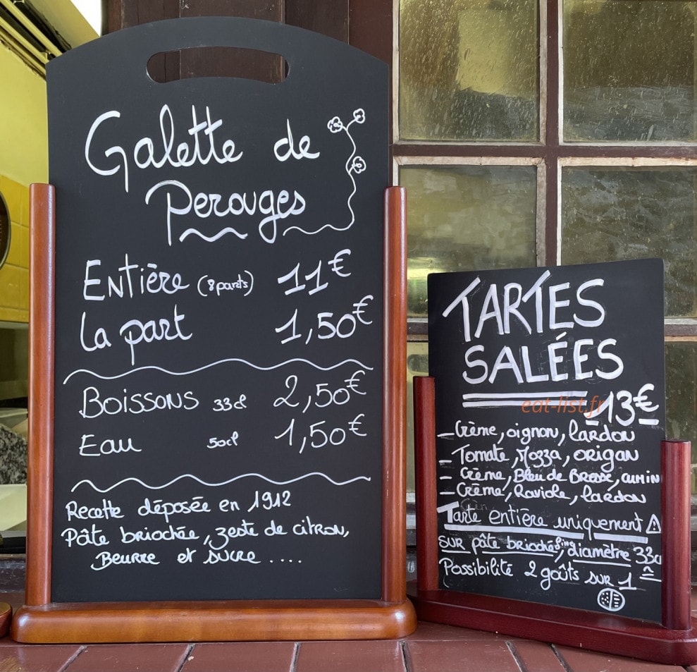 Ô Galettes de Sophie — carte page 1