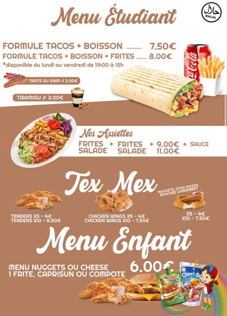 Belli Food — carte page 2