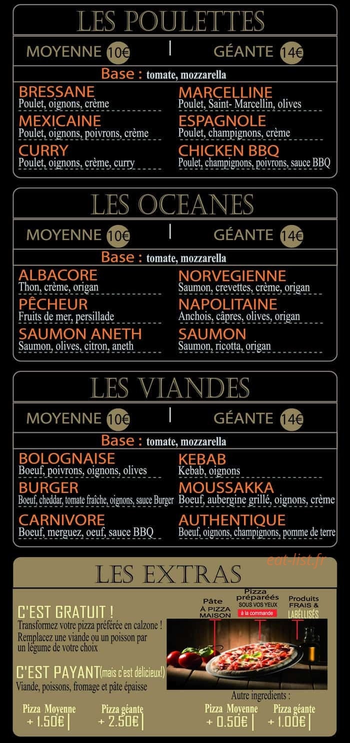 Pizzaiolo — carte page 2