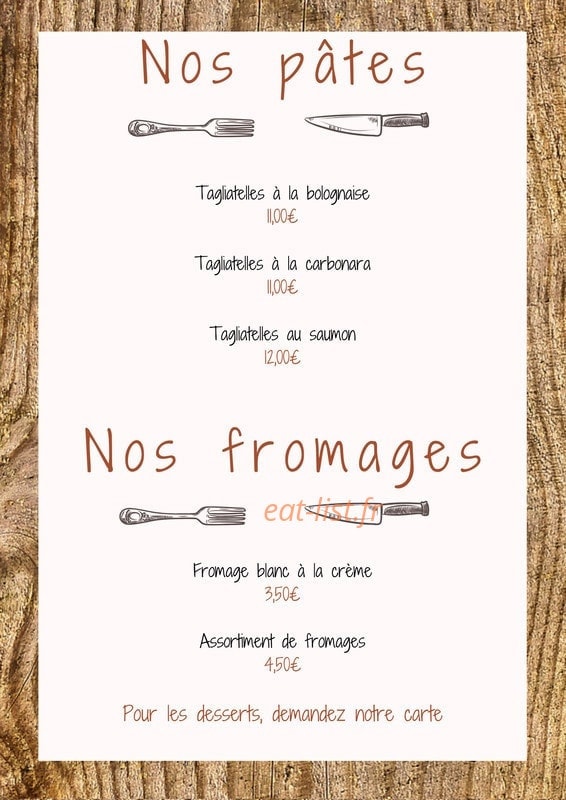 La Table Marbozienne — carte page 3