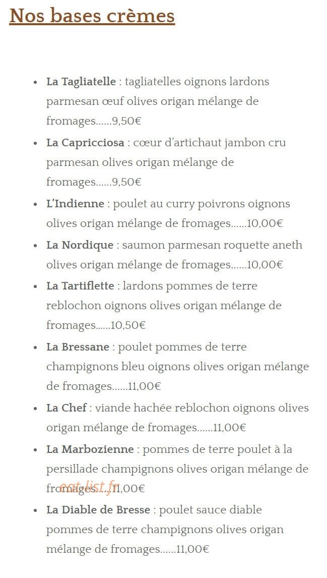 La Table Marbozienne — carte page 7