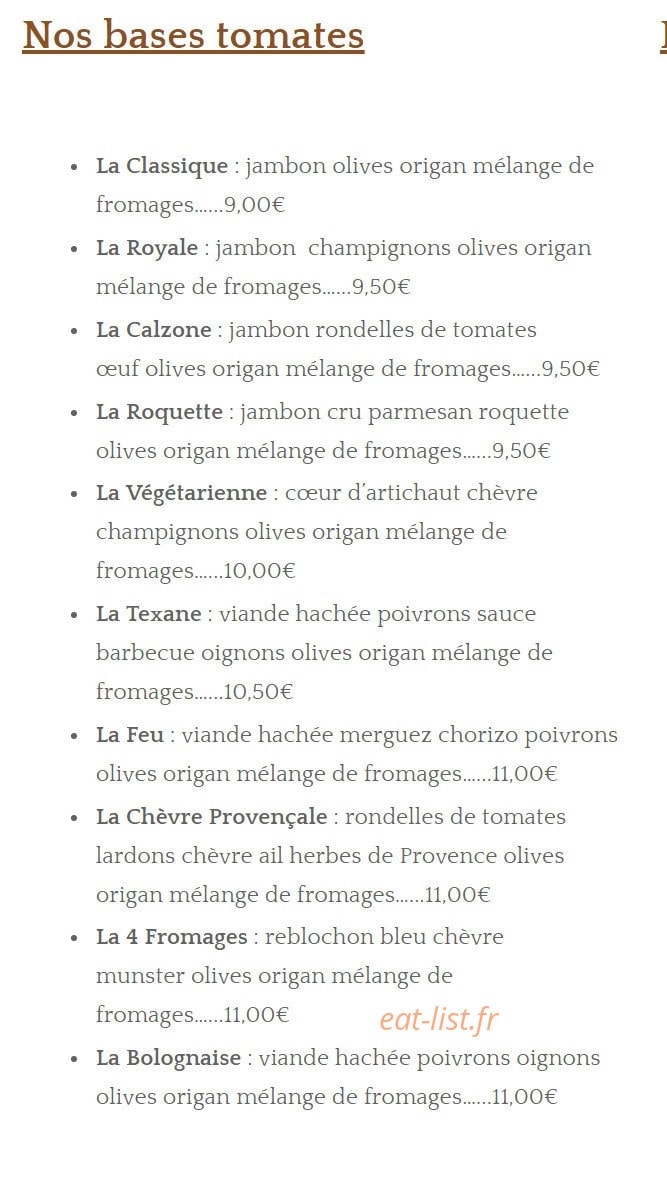 La Table Marbozienne — carte page 6