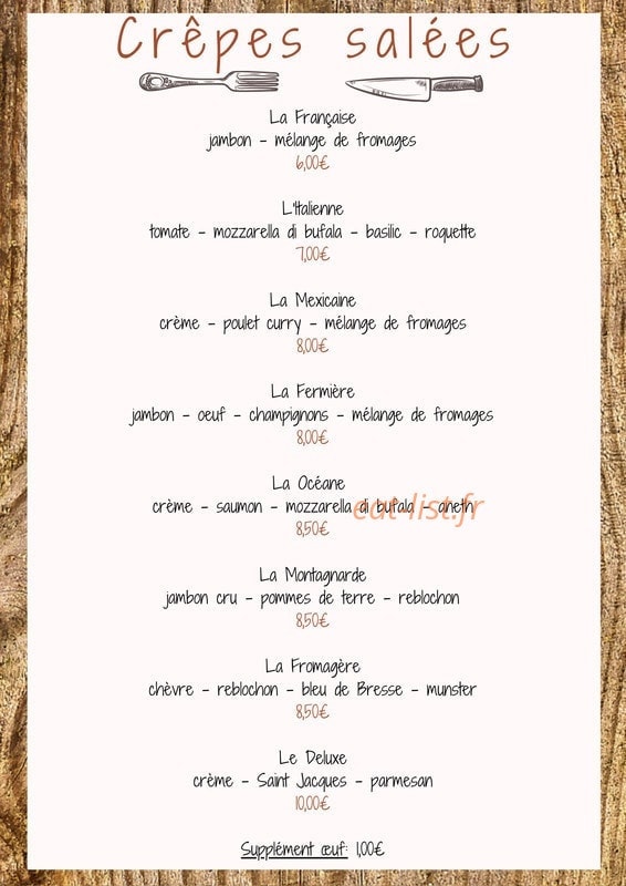 La Table Marbozienne — carte page 8