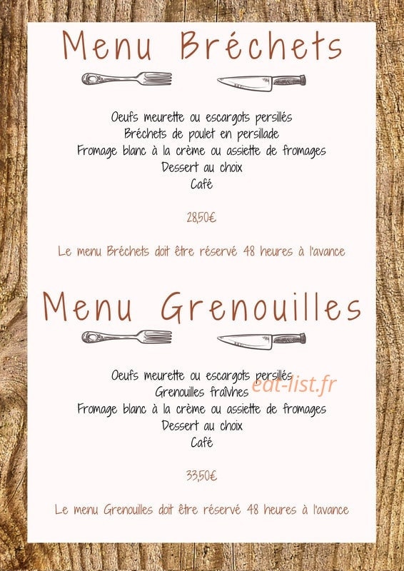 La Table Marbozienne — carte page 5