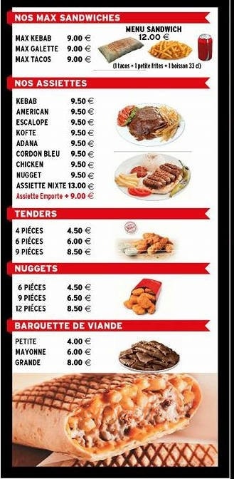Misss kebab — carte page 3