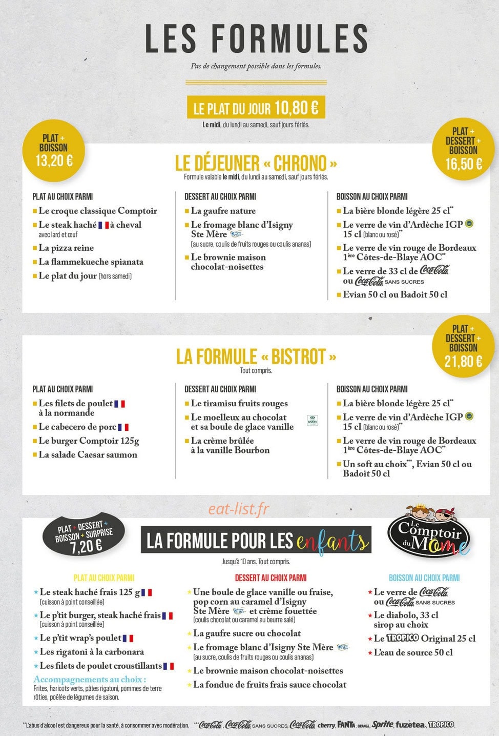 Le Comptoir du Malt — carte page 8