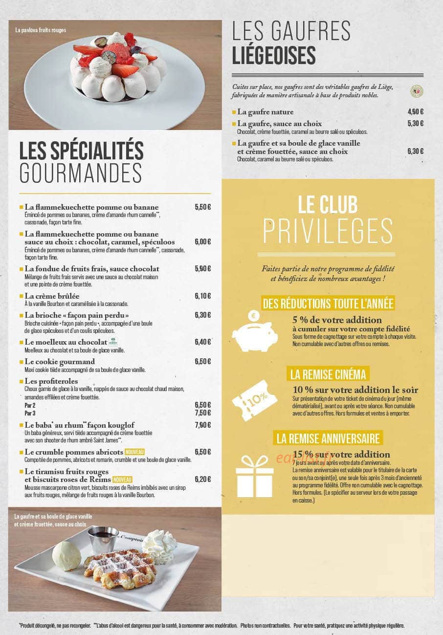 Le Comptoir du Malt — carte page 6