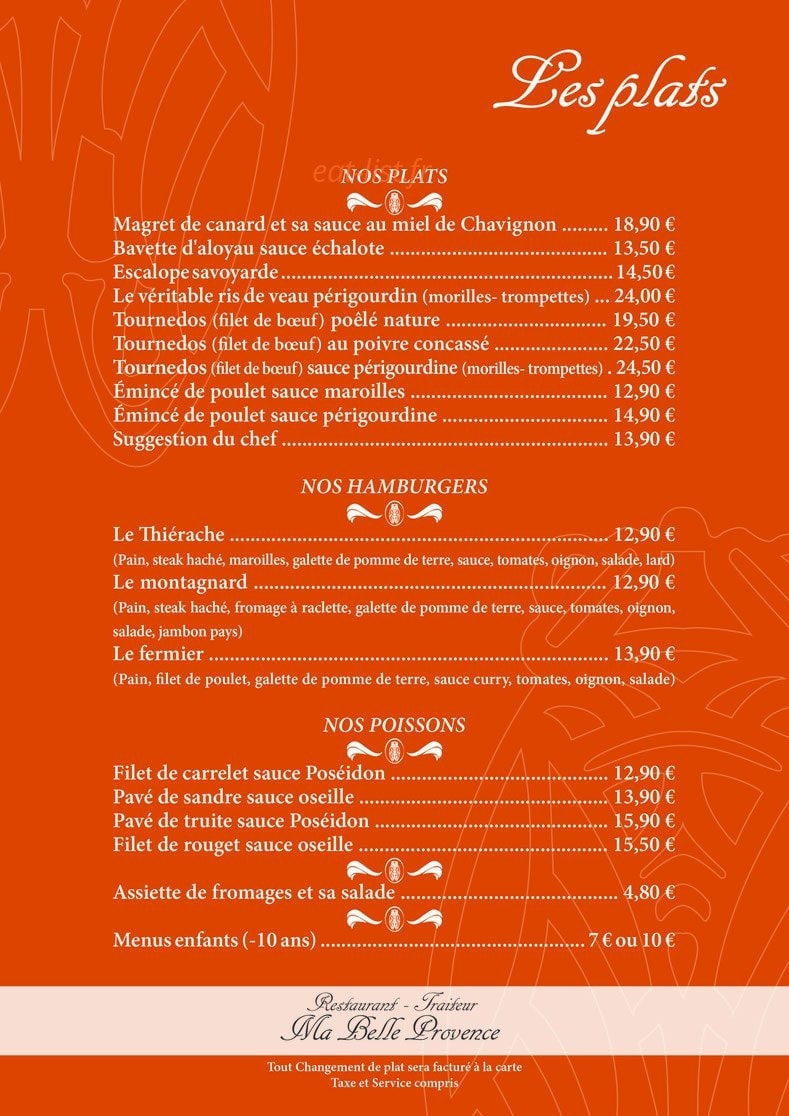 Ma belle Provence — carte page 2