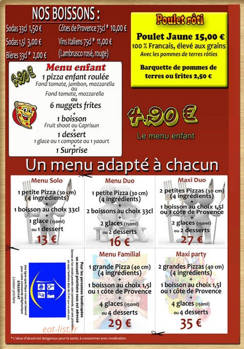 Chez Franckino — carte page 4