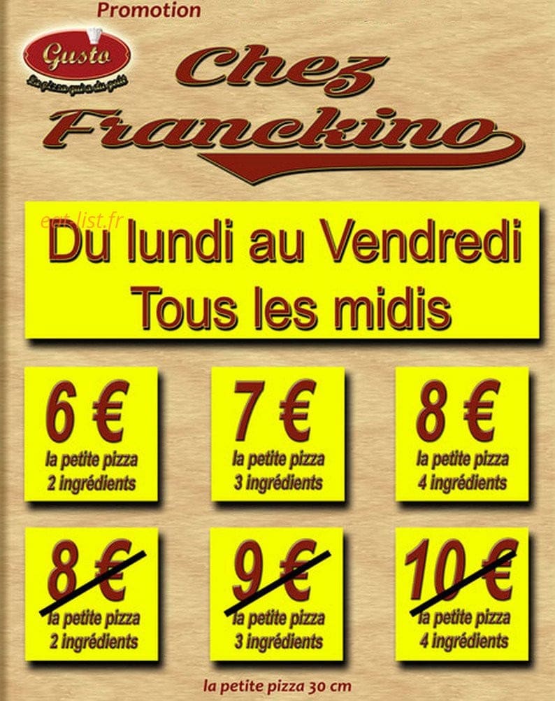 Chez Franckino — carte page 6