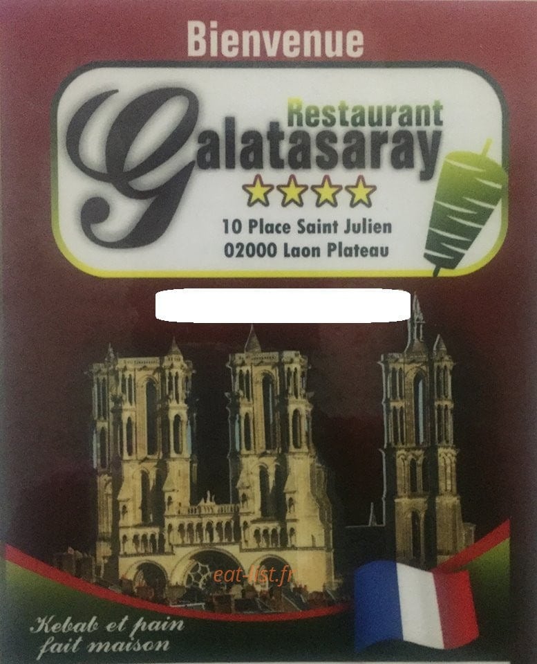 Galatasaray Kebap — carte page 1