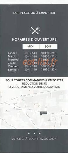 L'atelier Gourmand — carte page 6