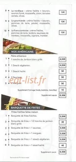 L'atelier Gourmand — carte page 3