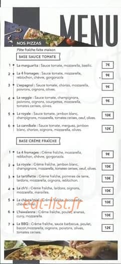 L'atelier Gourmand — carte page 2