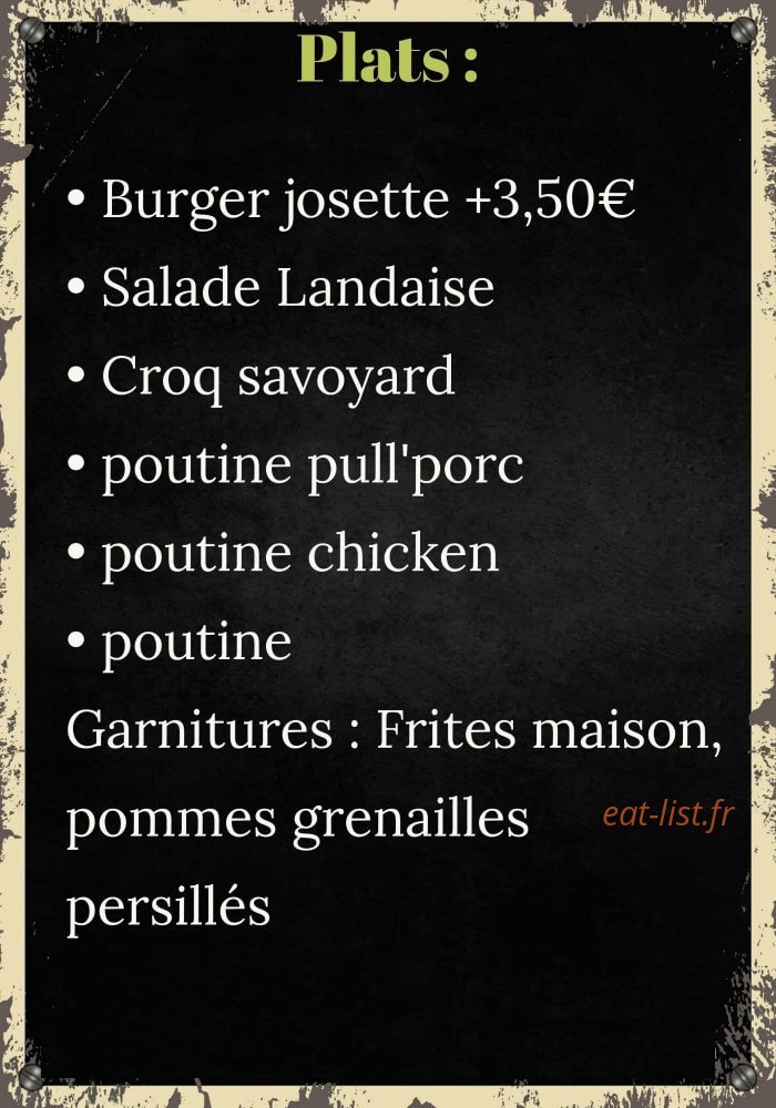La Boite à Mousse — carte page 2
