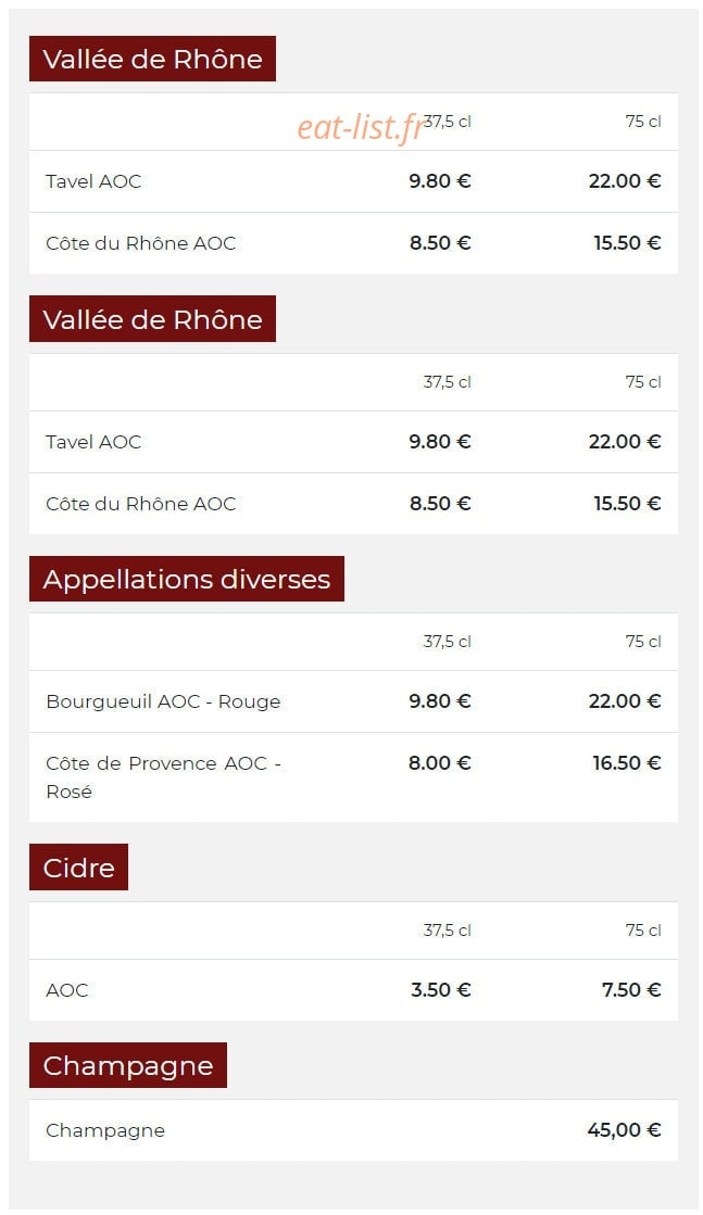 La Landolina — carte page 9