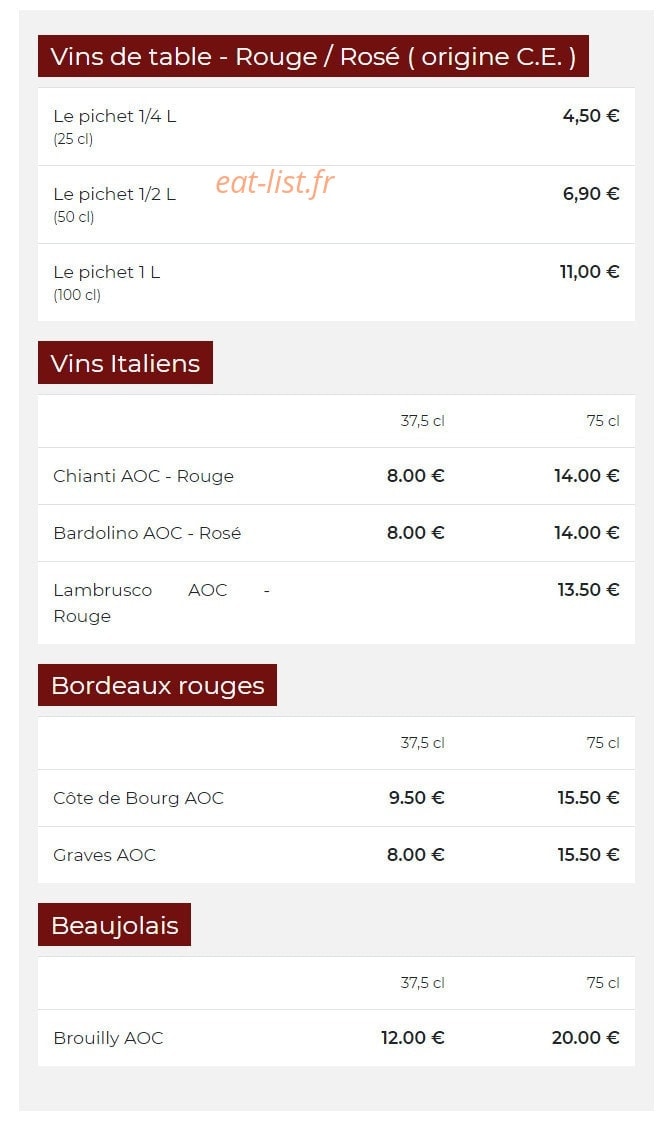 La Landolina — carte page 8