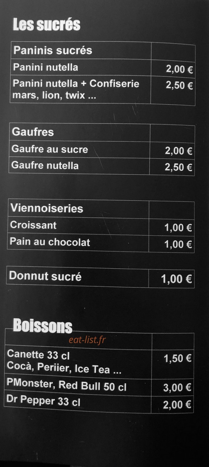 Le Brunch — carte page 4