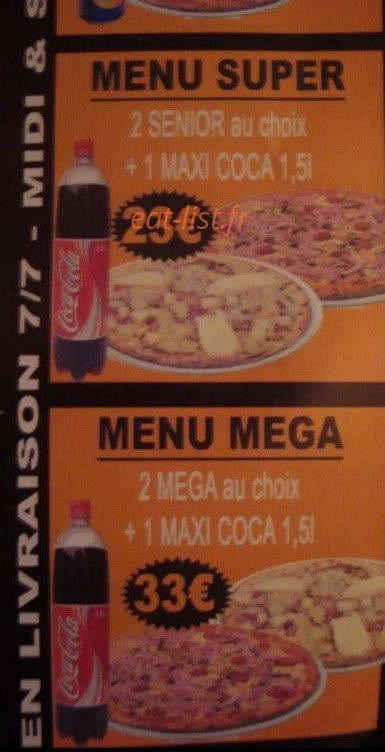 Pizza bueno — carte page 4