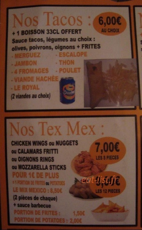 Pizza bueno — carte page 9