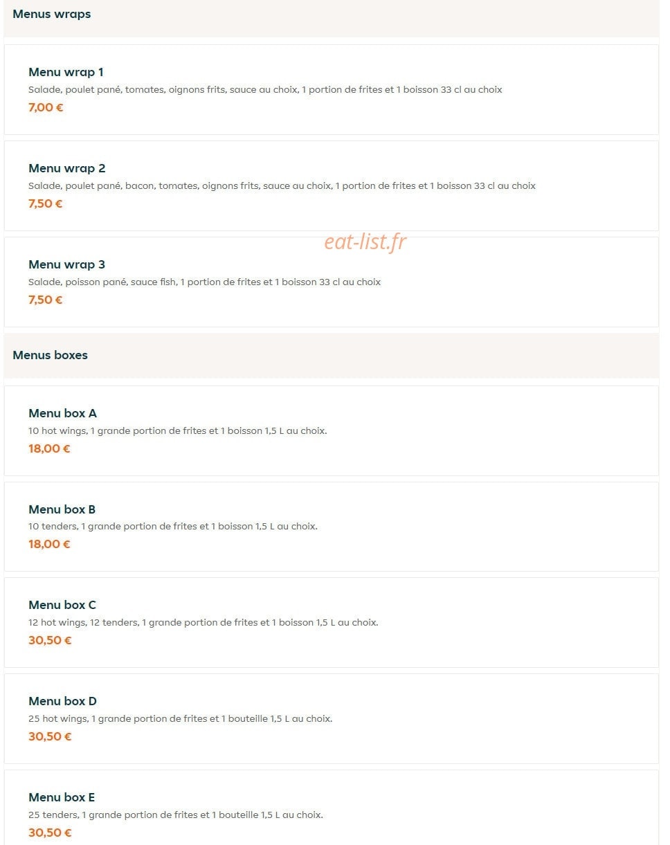 Snack Ino — carte page 6