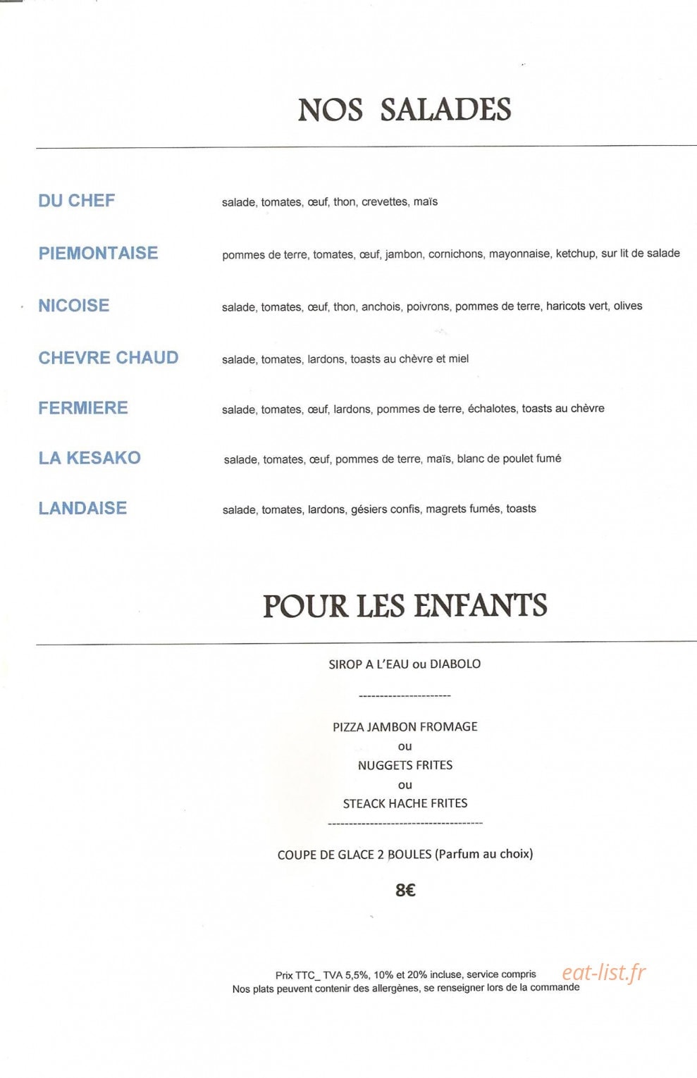 Le Kesako — carte page 2