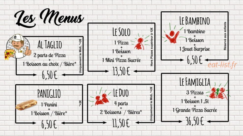 Al Taglio Pizza — carte page 3
