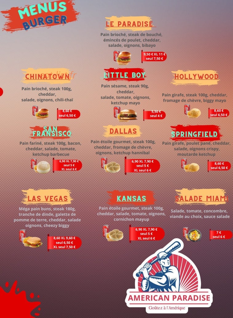 American Paradise — carte page 2