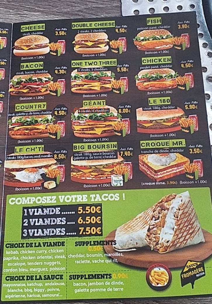 Aux 3 Merveilles — carte page 3