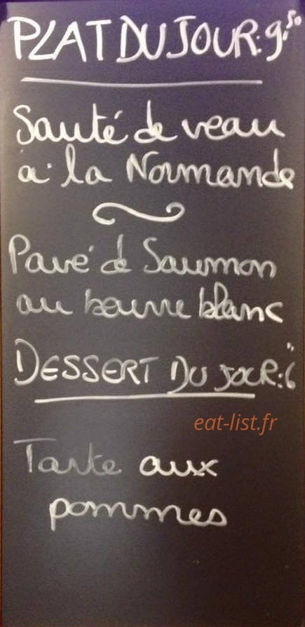 Aux Brasseurs Gourmands — carte page 1