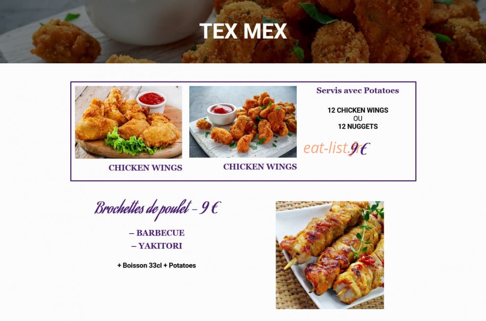 Chrono Pizza — carte page 5