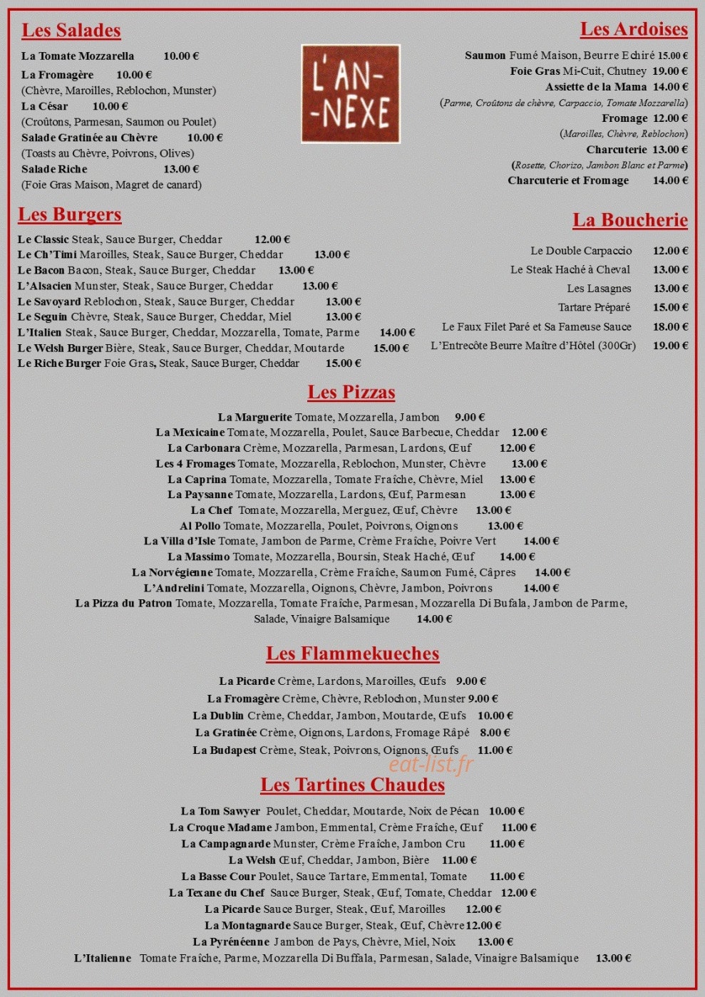 L'annexe — carte page 1
