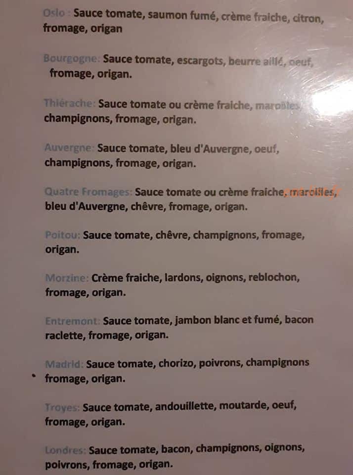 La Crèpe — carte page 5