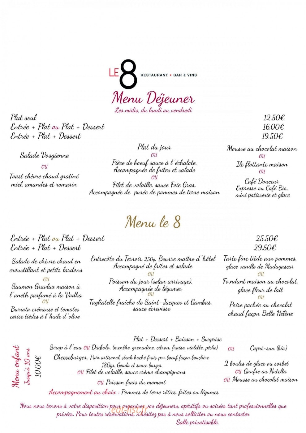 Le 8 par Nicolas Pierre — carte page 1