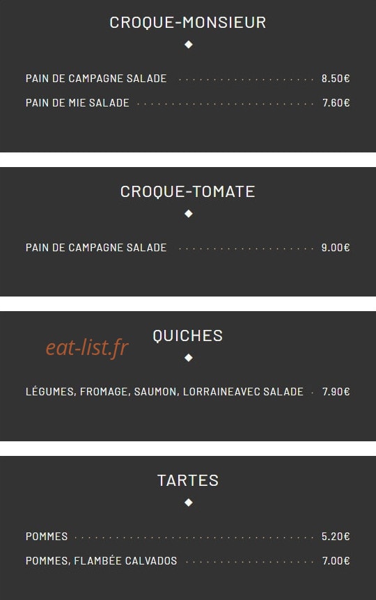 Le Carillon — carte page 2
