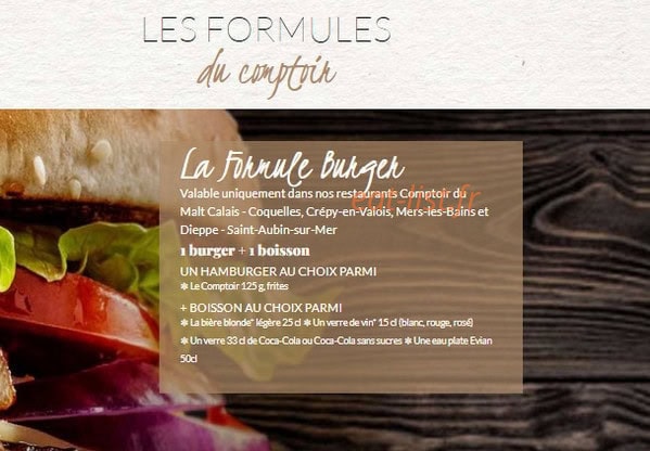 Le Comptoir du Malt — carte page 5