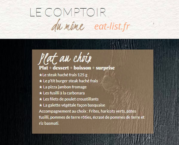 Le Comptoir du Malt — carte page 6