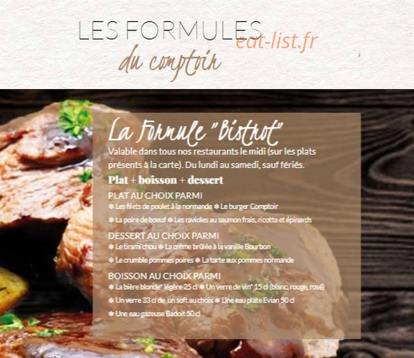 Le Comptoir du Malt — carte page 2
