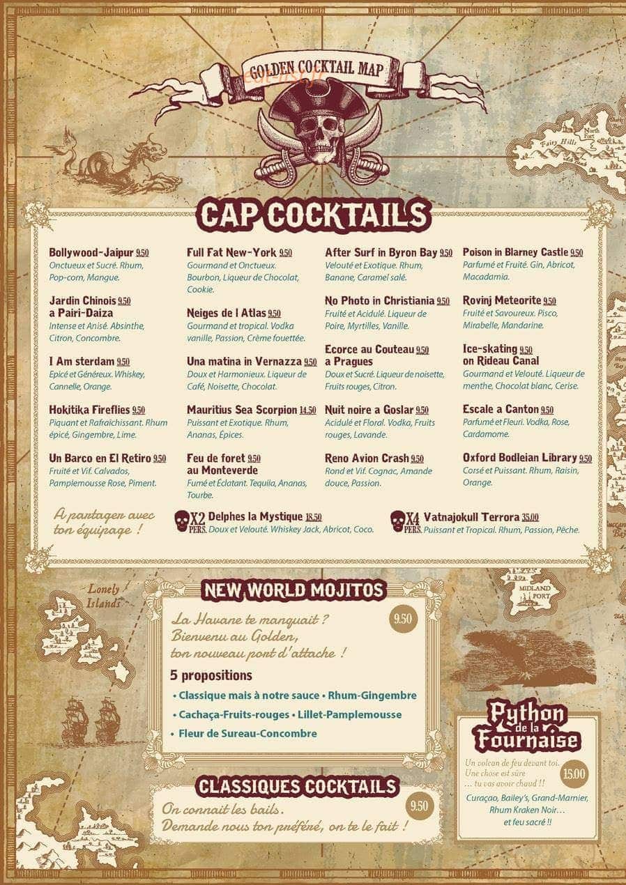 Le Golden Pub — carte page 4