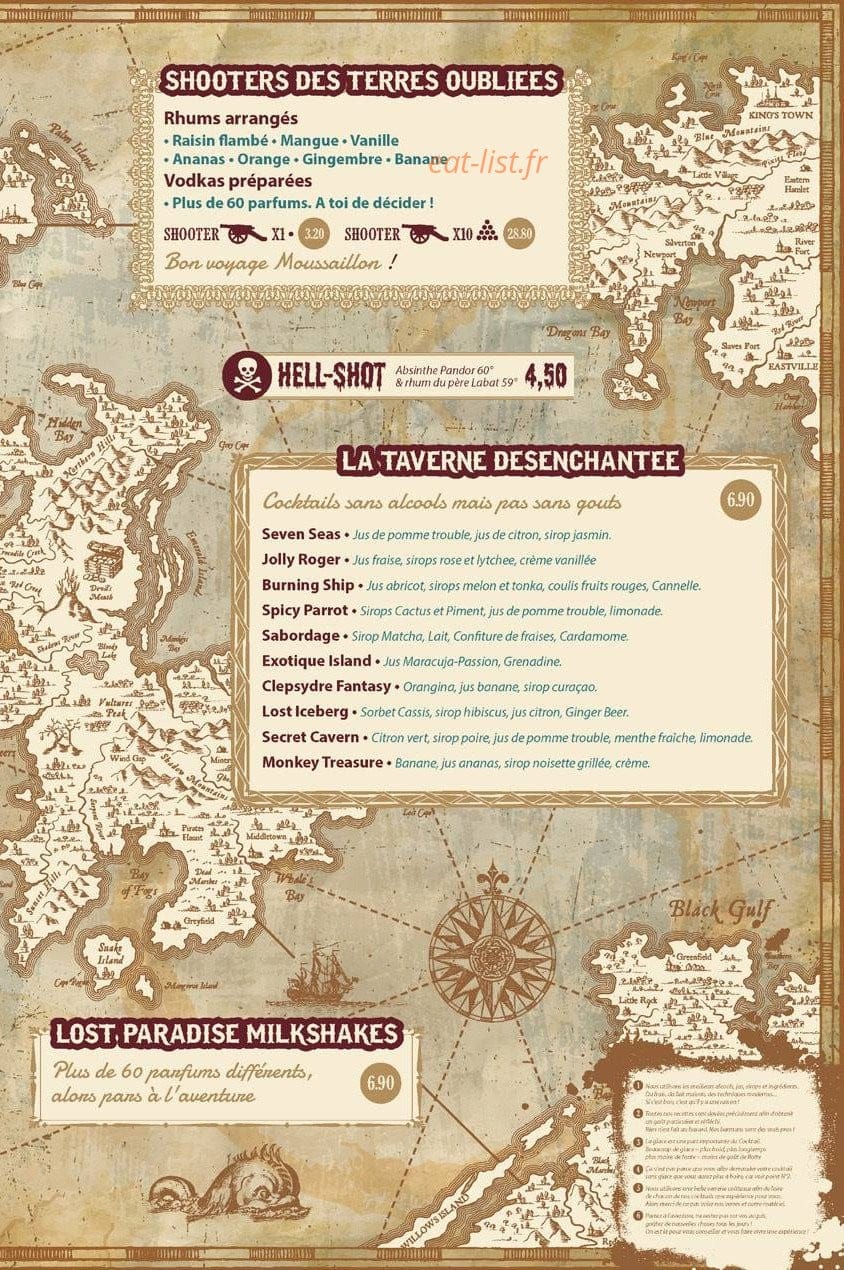 Le Golden Pub — carte page 5